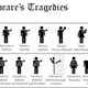 Illustration for article titled An infographic that keeps track of all of Shakespeare's deaths for you